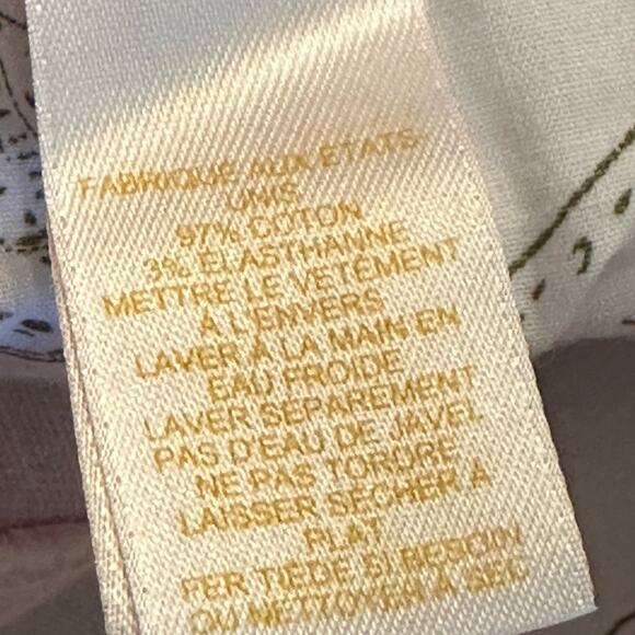 Kate Spade Broome Street Watercolor Cropped Denim Jeans Size 27 - Picture 11 of 11